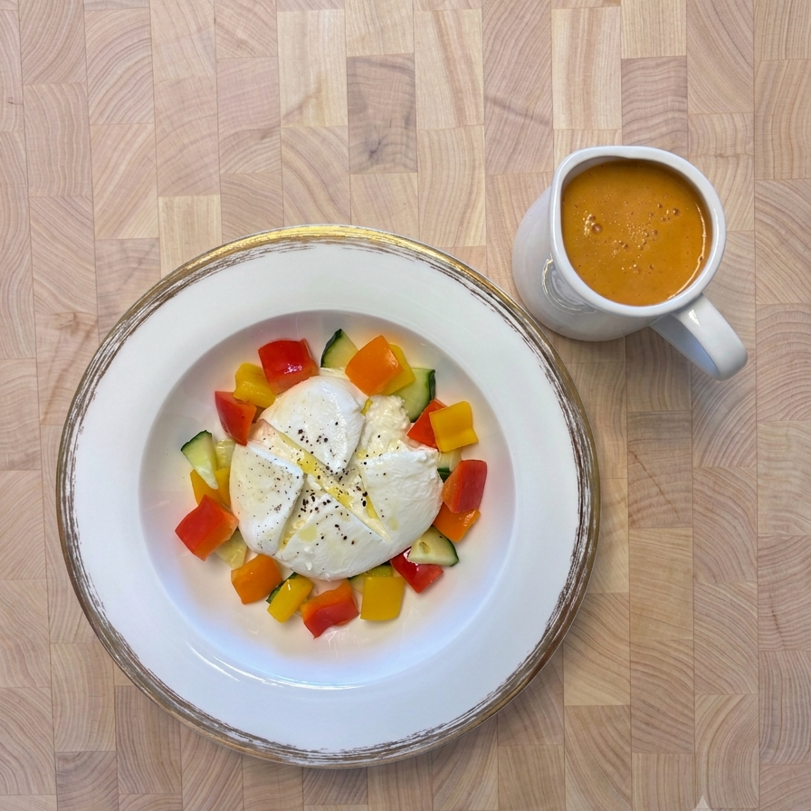 Burrata Summer Gazpacho