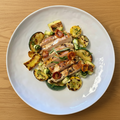 Golden Chicken Breast, Summer Squash, Couscous
